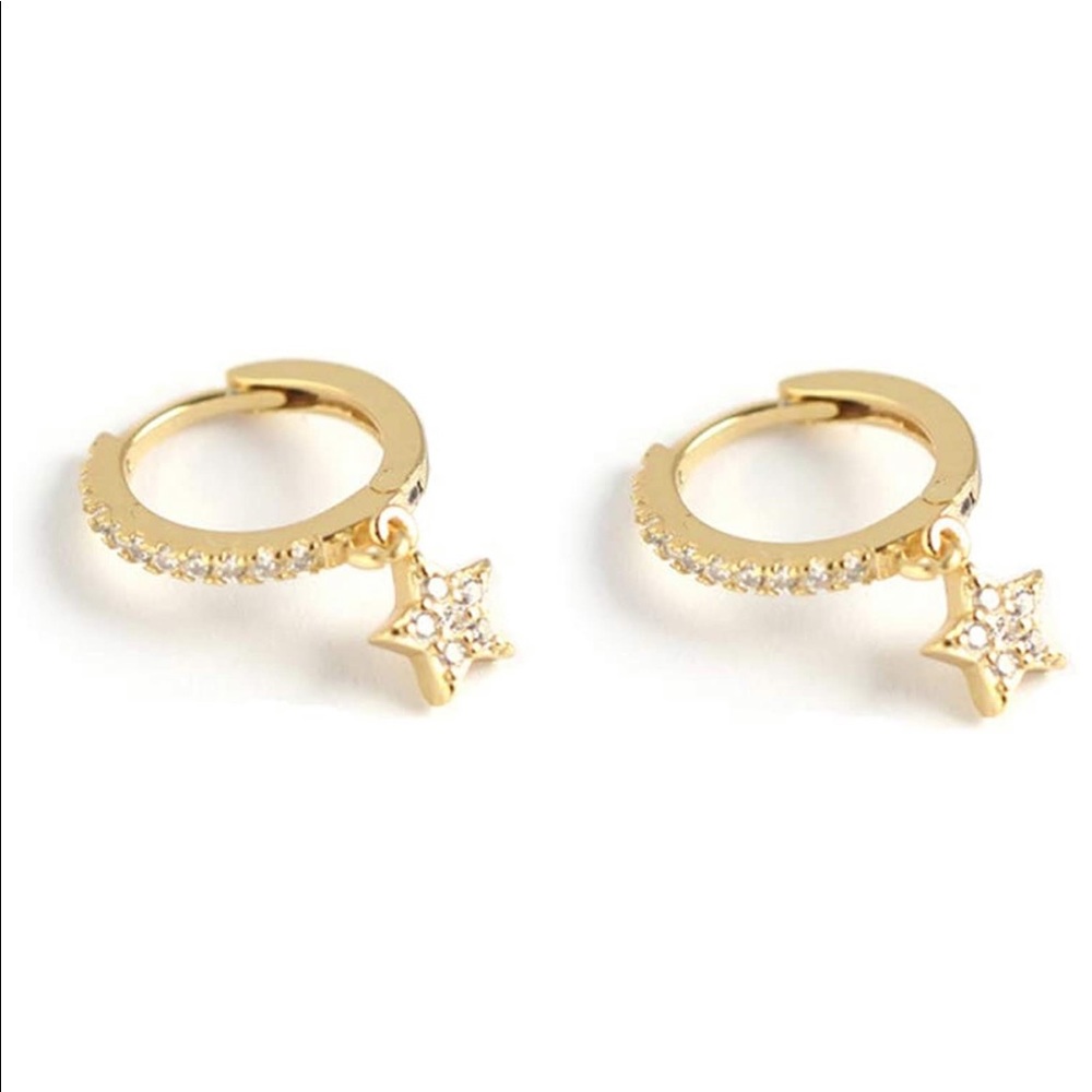 Diamond Star Earrings